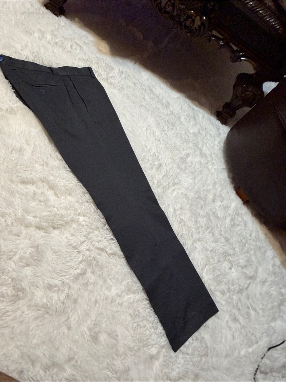 Michael Brandon Men's Black Dress Slacks